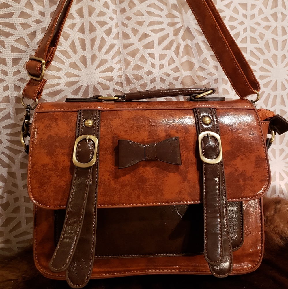 BROWN ECOSUSI PURSE